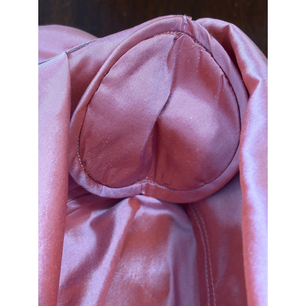 Marisa Baratelli Womens Thai Silk Blouse M Dressy Business Cocktail Wedding - Picture 9 of 11